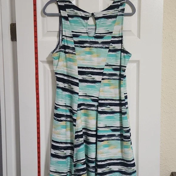 Mudd Green and White Sleeveless Sundress, XL - Picture 5 of 7